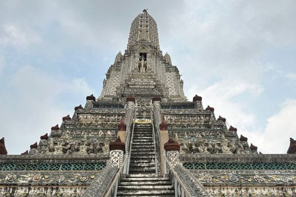 Wat Arun as a must-see for first time travelers to Bangkok, Thailand.