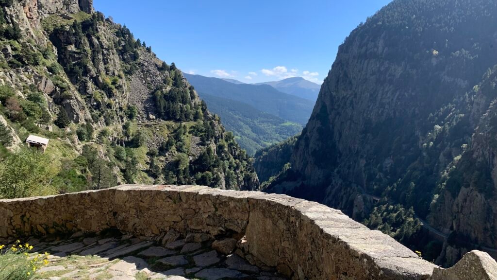 Vall de Núria view from our descent