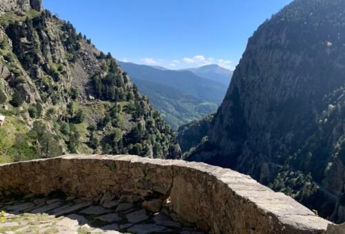 Vall de Núria view from our descent