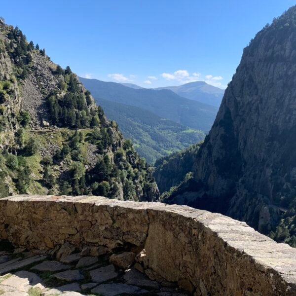 Vall de Núria view from our descent